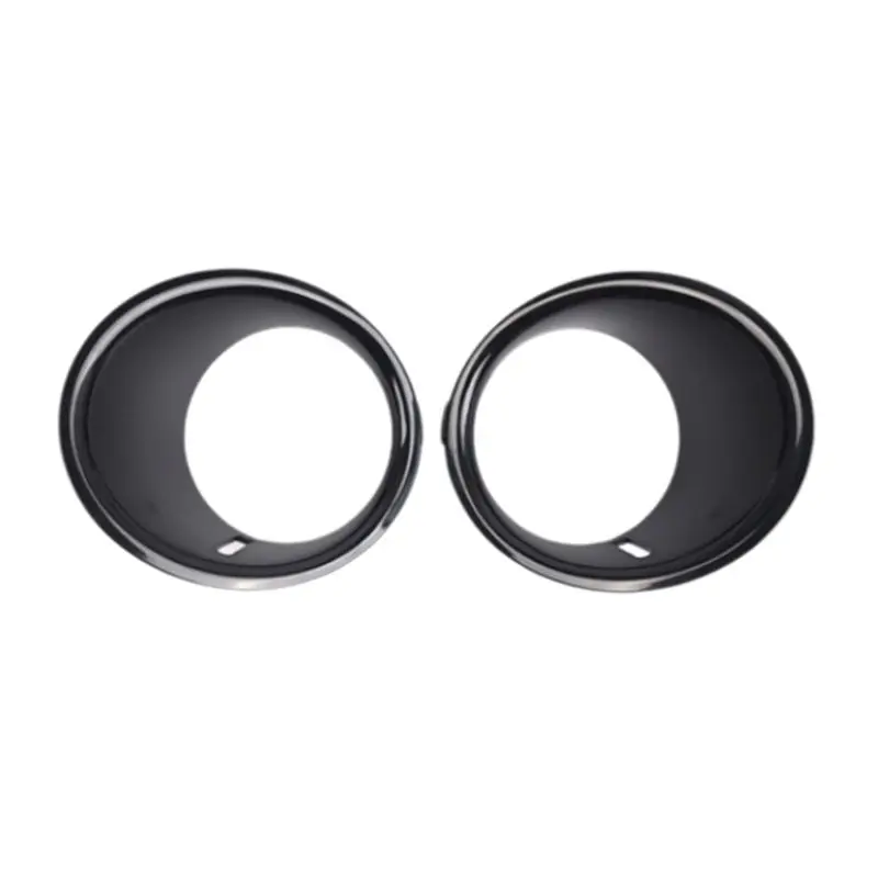 Car Front Fog Lamp Side Ring Cover Fog Light Bezel For BMW Mini Cooper R56 R57 R58 CLUBMAN R55 2007-2010-A67F