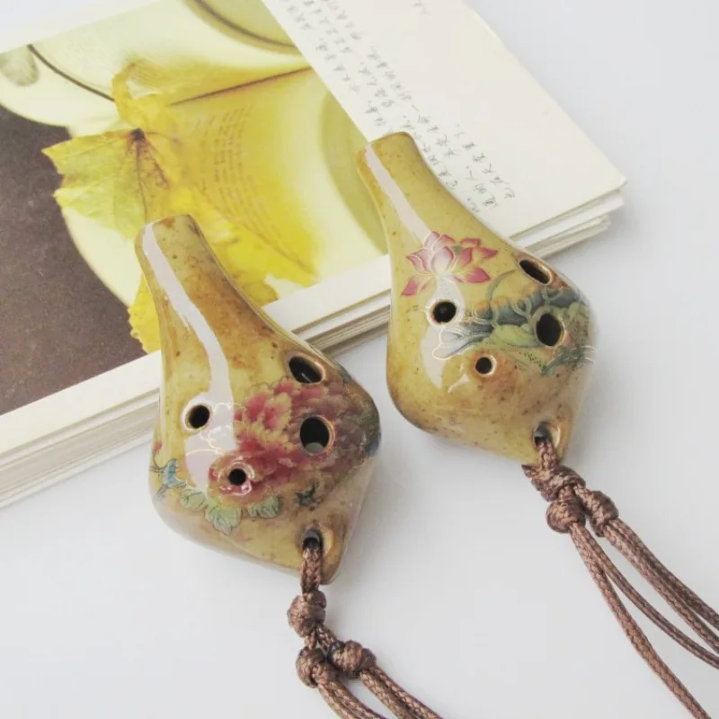 Ocarina 6-hole Beginner Notation Student Entry Alto C Key Pottery Adult Small Ocarina