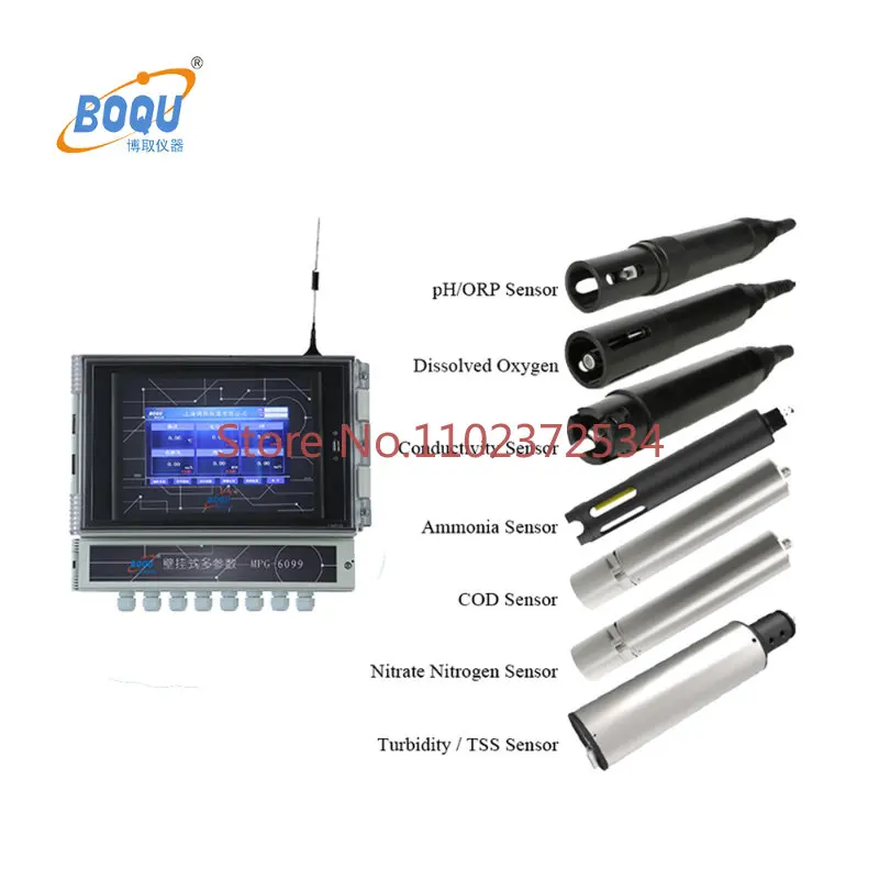 

MPG-6099 Drinking River Water Multi-parameter Wall Mounted Water Quality Monitor Sensor Test Meter Equipment System Aquaculture