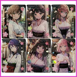 Anime Dea Storia Rara Carta Limitata Kirigaya Suguha Nakano Itsuki Chitanda Eru Giocattoli per ragazzi Carta Da Collezione Regalo Di Compleanno