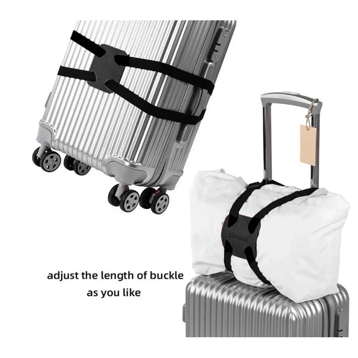 Anti-lost Binding Belt Cross Strap Travel Suitcase Accessories Packing Belt Luggage Buckle Strap Baggage Belts