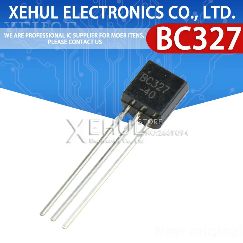 50PCS BC327-16 BC327-25 BC327-40 BC337-16 BC337-25 BC337-40 TO-92 BC327 BC337 New Triode Transistor IC