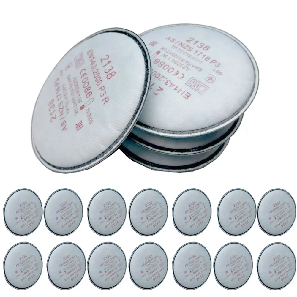 2138 P3 R مرشح جسيمات مع مستوى التضجيج لقناع الغبار التنفس من سلسلة 3m 6800 7502 6200 #3