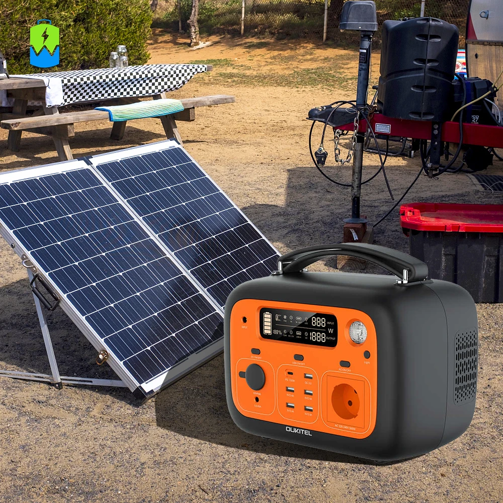 Outdoor Energy Storage Solar Generator Charging Portable Power Station for Outdoor Emergency Power Supply 500w 1000w