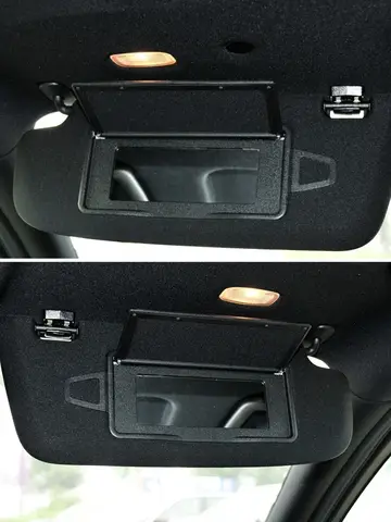Left Right Black Gray Beige Sun Shade Visor Makeup Cosmetic Mirror Cover For Mercedes Benz W220 S Class A2208100110