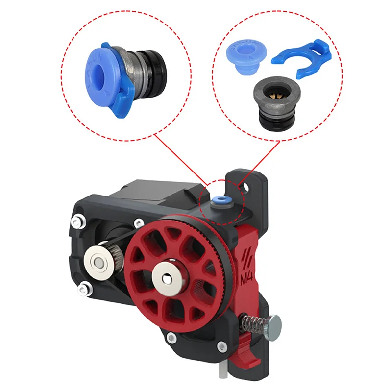 1/5 Uds ECAS04 Bowden montaje ERCF V2.0 Voron M4 piezas de impresora 3D accesorios extrusora Clips de pinza integrados