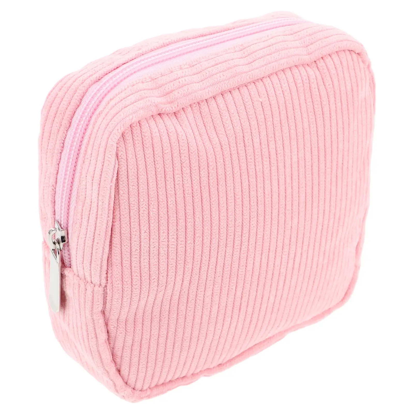 

Corduroy Cosmetic Bag Mini Travel Purse Cute Small Feminine ganizer Sanitary Napkin Coin Storage Portable Make Up Bag Soft Cloth