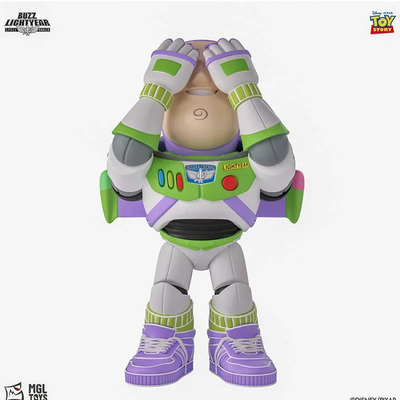 26cm Disney Buzz Lightyear Hand Made Model Cartoon Tide Play Statue Collection Ornaments Kids Christmas Birthday Gifts Toy Story