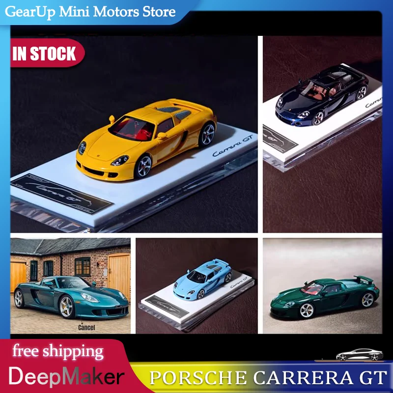 

В наличии: Новая модель Deepmaker 1:64 Carrera GT, новый цвет, смоляная модель, классический суперкар, коллекционный спортивный автомобиль, игрушка, подарок
