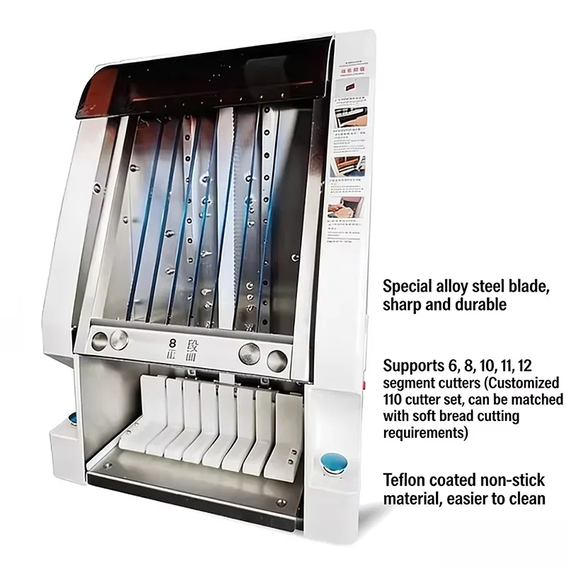 Safe Two-Button Operation Intelligent Sushi Roll Cutter Sushi Slicer for Large Scale Catering Event Preparation