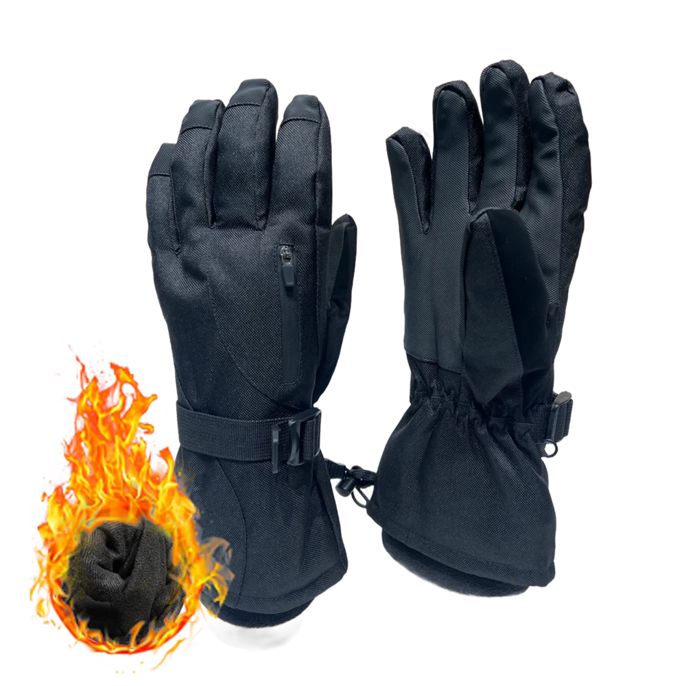 

Custom Men Women Rechargeable Waterproof Thermal Thin Gloves for Winter Skiing Hiking Driving Liner Heated Glove