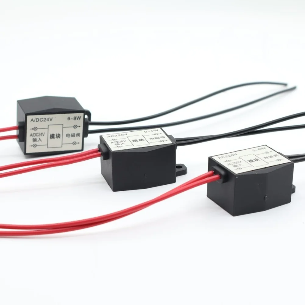 2pcs Electromagnetic Valve Energy Saving Module 35mm x 29mm x 23mm Size for AC220V DC24V Systems 2W to 8W Range