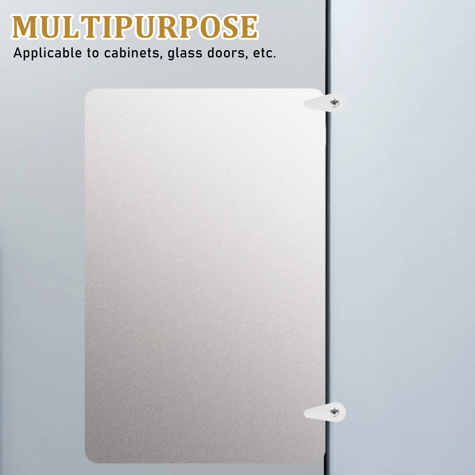 

Glass Retainer Clips Cabinet Door Mirror Inserts Plastic Metal Sturdy Safe Easy Install Fixation Glass Holders Closet Styles