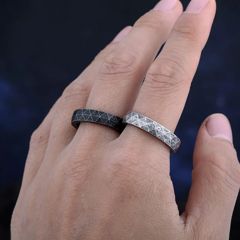 Fashion Retro 2023 New 316L Stainless Steel Creative Style Viking Norse Triangular Ring For Teens Jewelry Valentine\'s day Gift