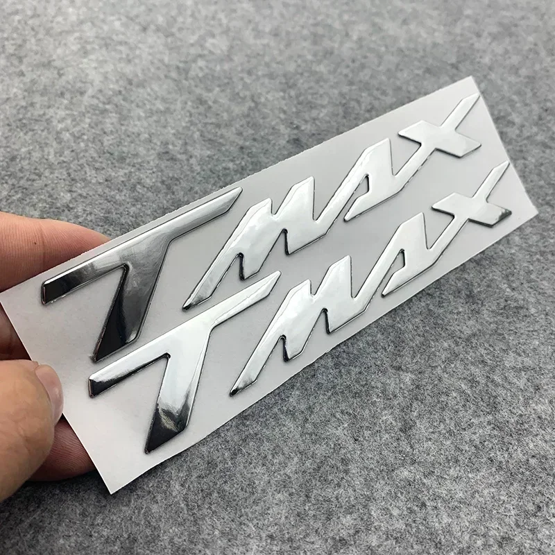 3D Motorfiets Accessoires Logo Badge Chrome Adesivo Zacht Decalques de plástico para Tmax560 Tmax530 Tmax 500 530 560