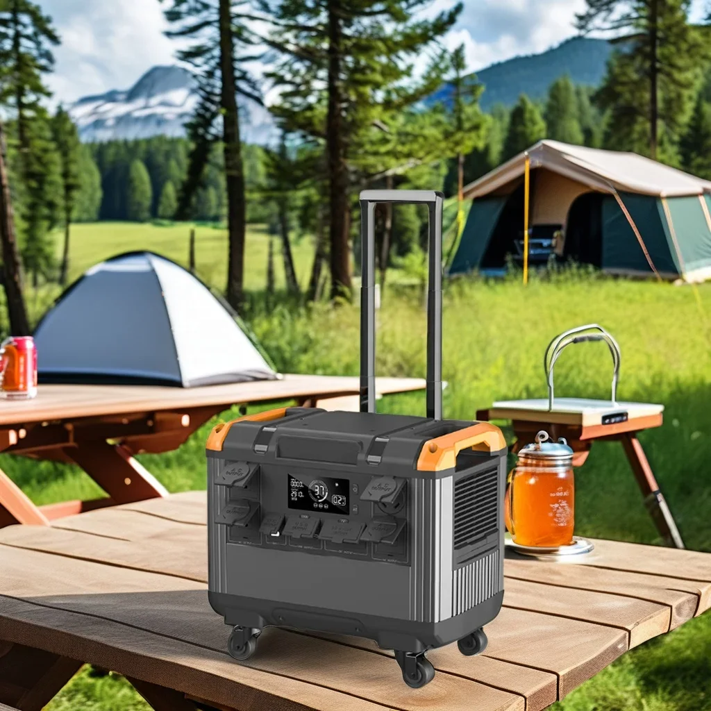 110V 220V 3000W Portable Power Station Solar Generator 3000W Supply Lithium Camping Portable Charger Power Station
