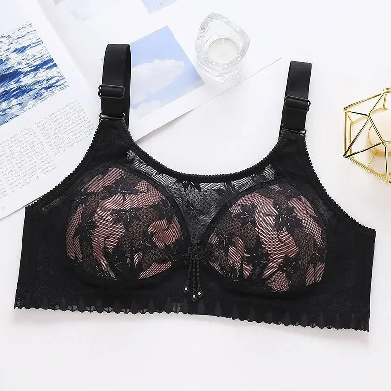 Novità nella biancheria intima da donna Reggiseno push up regolabile in pizzo sexy senza anello in acciaio Reggiseno da donna sexy morbido e traspirante