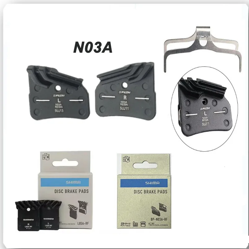 

SHIMA MTB N03A/J05A/L05A Bicycle Disc Brake Pads For Shimano M7120/M8120/M9120 XTR XT Brake Pad Replacement