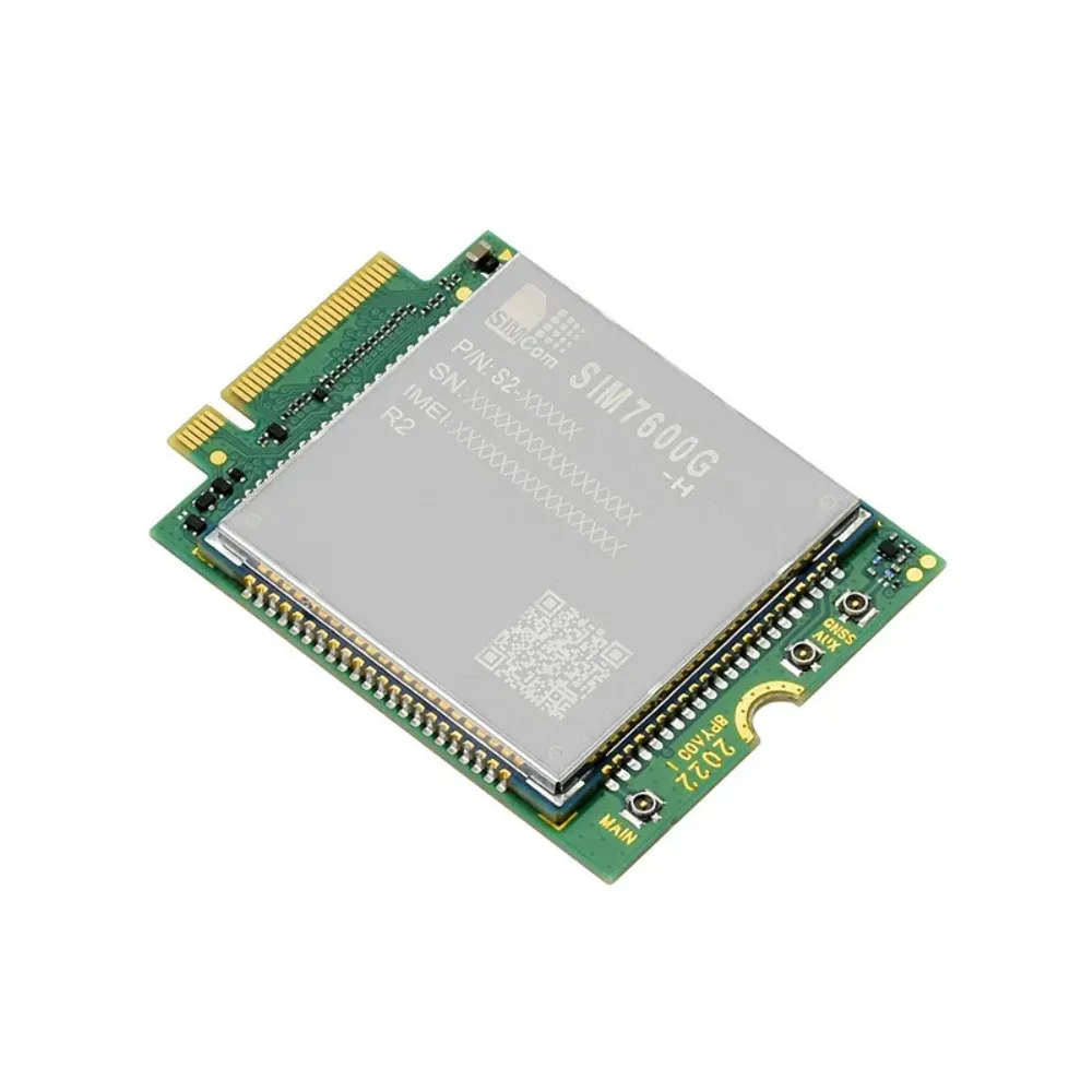 

SIM7600G-H-M.2 SIMCom Original 4G LTE Cat-4 Module Global Coverage GNSS Support M.2 B KEY Connector LTE-TDD HSPA+GSM GPRS Edge