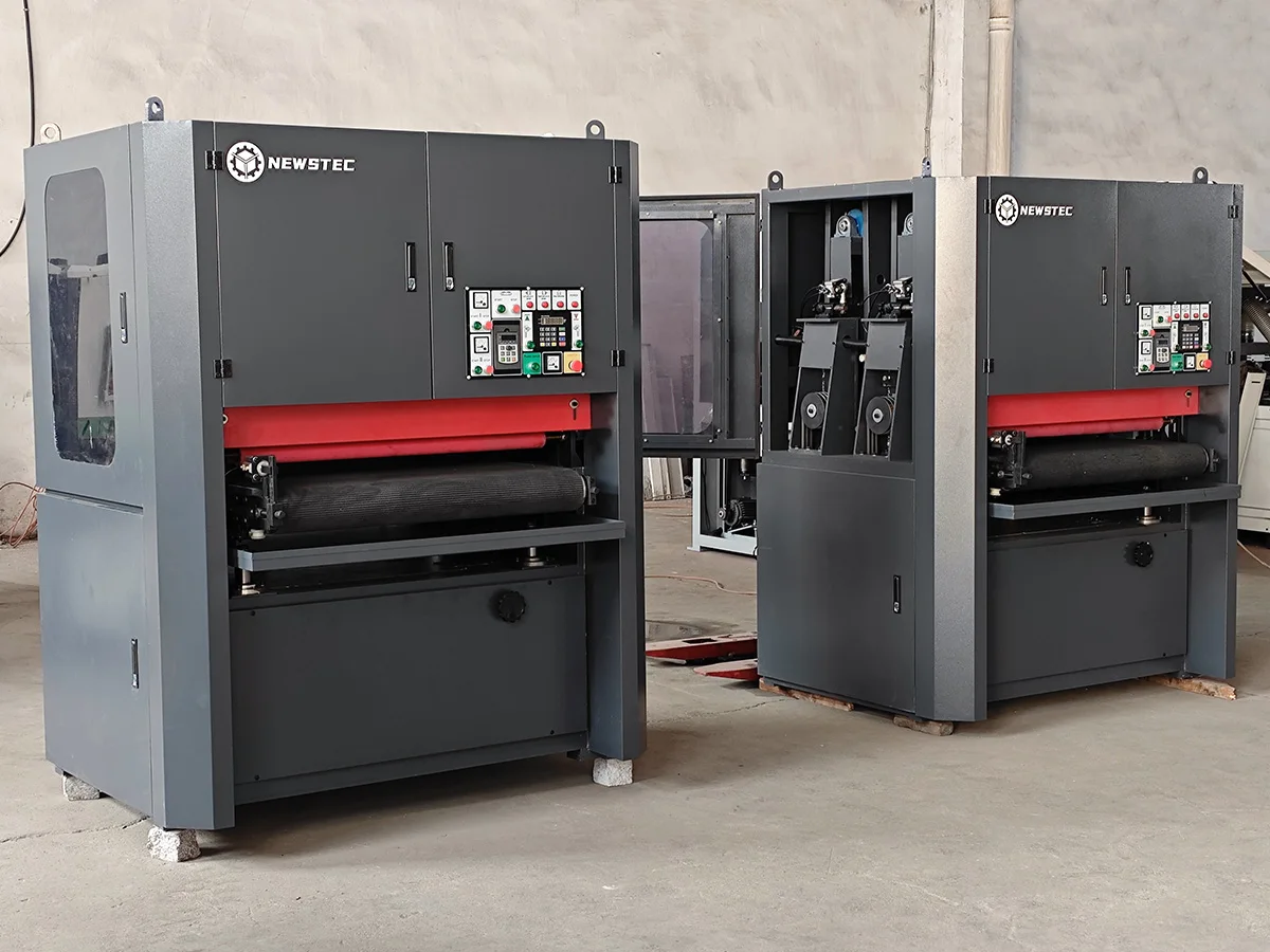 High Speed Automatic Wide Metalworking Belt Sander Sheet Metal Sanding Machine for Aluminum Stainless Steel