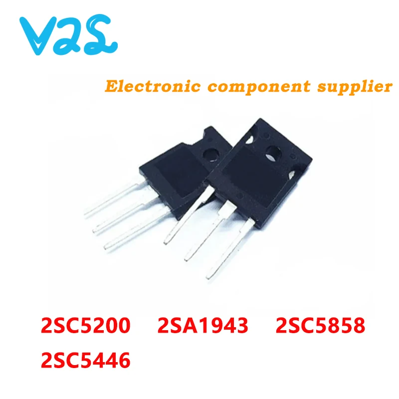 

(5pcs) 100% New 2SC5200 C5200 TO-3PL 5200 2SA1943 A1943 2SC5858 C5858 2SC5446 C5446 TO-3P