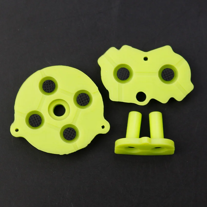 Cltgxdd مجموعة واحدة من الملونة عالية الجودة مناسبة لزر GBA وسادة مطاطية من السيليكون اتصال موصل AB حدد لوحة D