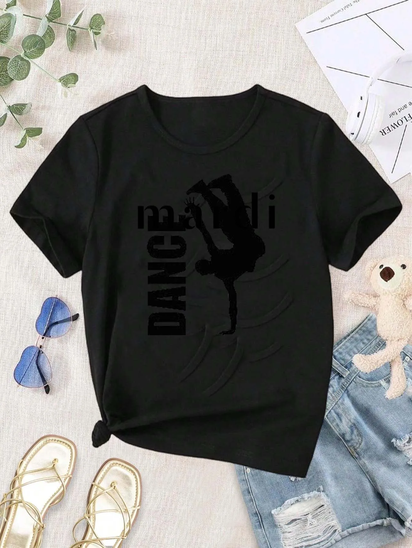 

Футболка Mardi Hip - для танцев в стиле хоп, силуэт танцара, Street Vibe