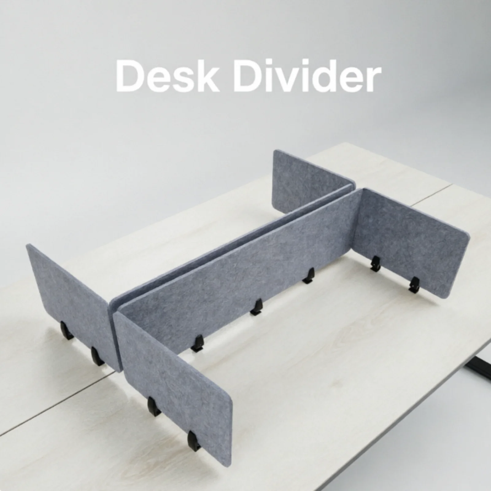 

Workstation Privacy Divider Practical Desk Partition Panel High-Strength E1 Polyester Fiber Long-Term Use Separates Work Areas Effectively Boost Focus Improve Office Efficiency