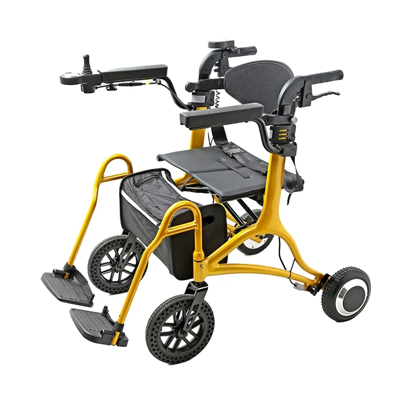

Rehabilitation Equipment Stroke Patients Mobility Aid Electric Wheelchair Power Disabilities Walker Rollator for Elderly