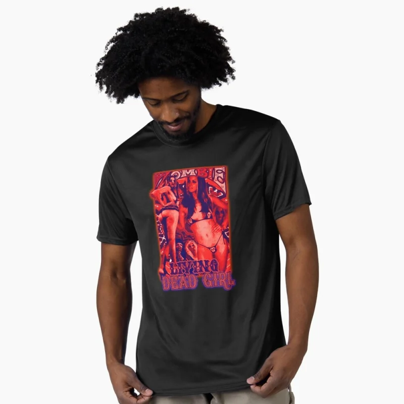 

Living Dead Girl Retro Horror movie House of 1000 corpses Scary Halloween Gift t shirt Captain spaulding Graphic clothes S-6XL