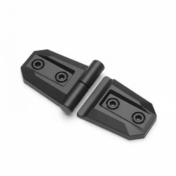 Car Body 3D Faux Hinge Decals ABS Textured Exterior Sticker Set Custom Look for Universal Doors Trunks Hoods