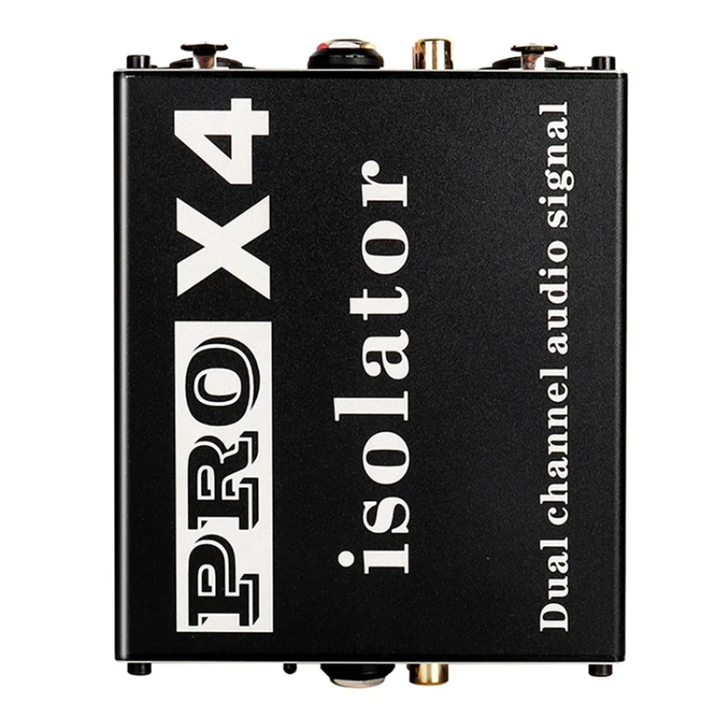 DQ2G PRO X4 عازل صوت متعدد الوظائف، 6.5 مم 3.5 مم XLR عازل ضوضاء الصوت، مرشح أرضي للفلتر الصوتي الحالي