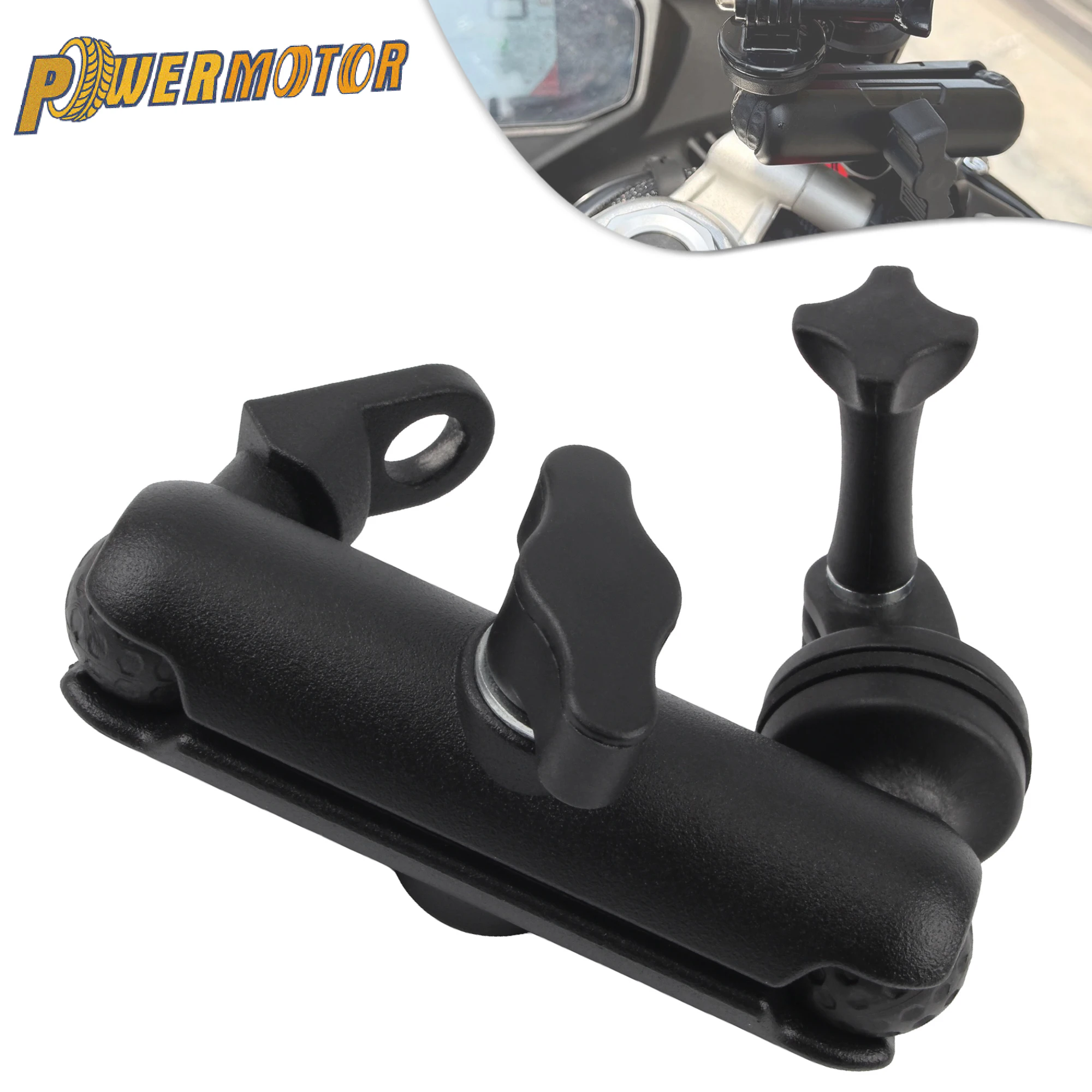 

Motorcycle Universal 22-25mm Camera Mount Bracket For GoPro Hero13/12/11/10/9/8/7 DJI Osmo Action Insta360 X5 Replacement Parts