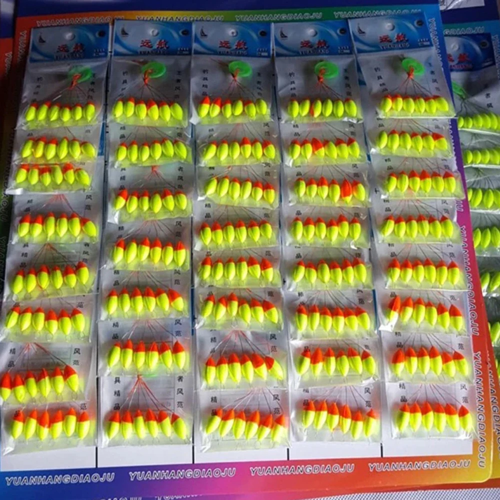 

Fishing Buoys Mixed color Space Oval Bean Carp Fishing Floating Beans Oval Fishing Float Fishing Float Bobber Seven-star Float