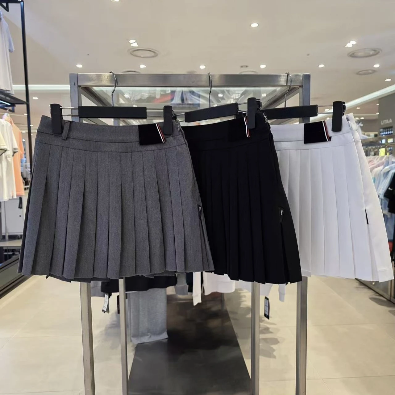 Women's Golf Pleated Skirt 2026 Fall New Korean Style A-Line High Waist Soft Skin-Friendly Mid-Weight Slimming Casual Versatile