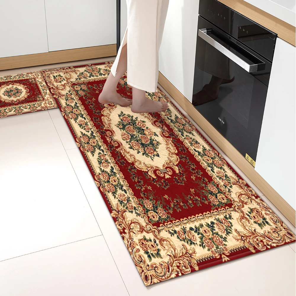 Kitchen Foot Mat Home Entrance Doormat Living Room Bedroom Balcony Floor Decoration Carpet House Bath Hallway Door Anti-Slip Rug