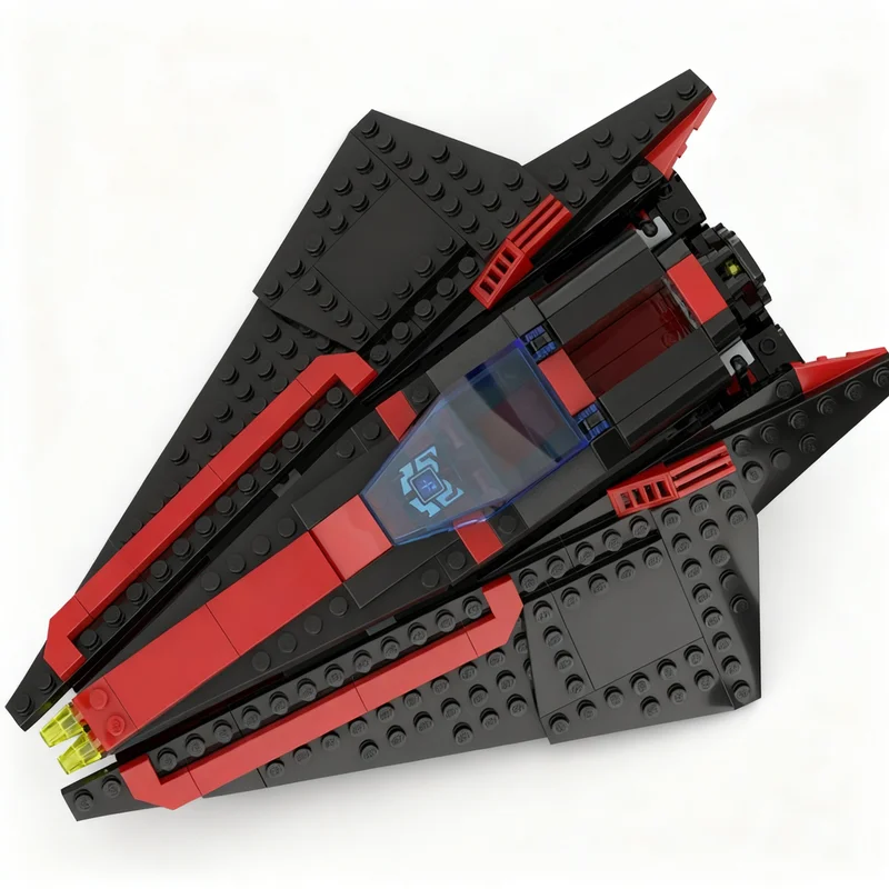 255pcs MOC Arrowhead Interceptor Model Building Blocks Construction Toy Christmas Gifts Assemble Brick Education Kids Creative