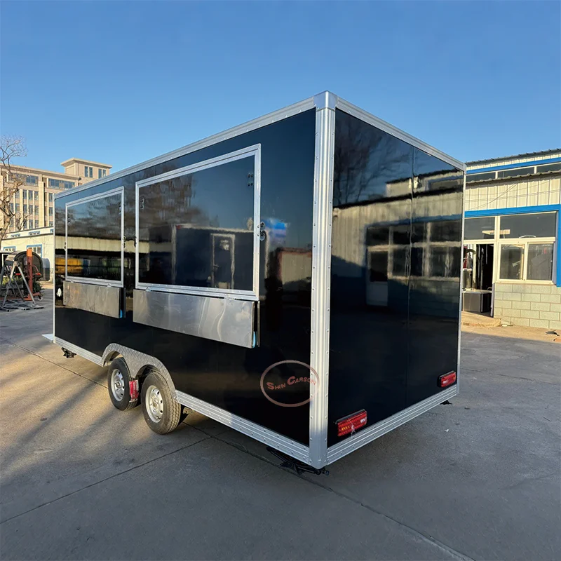 

Outdoor Food Trailer for Street Food Pizzeria with Complete Equipment Fashionable And Aesthetically Pleasing