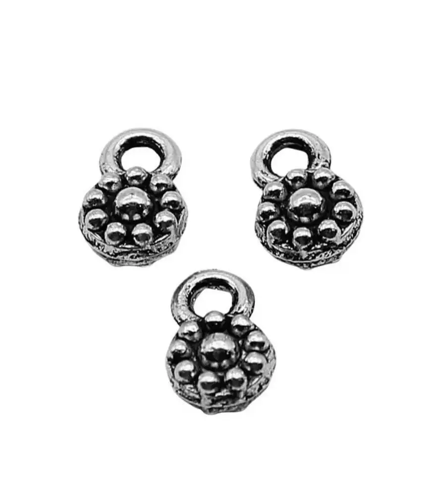 80pcs  9*5mm   little flower pendants for DIY findings  HW2687 accessories handmade