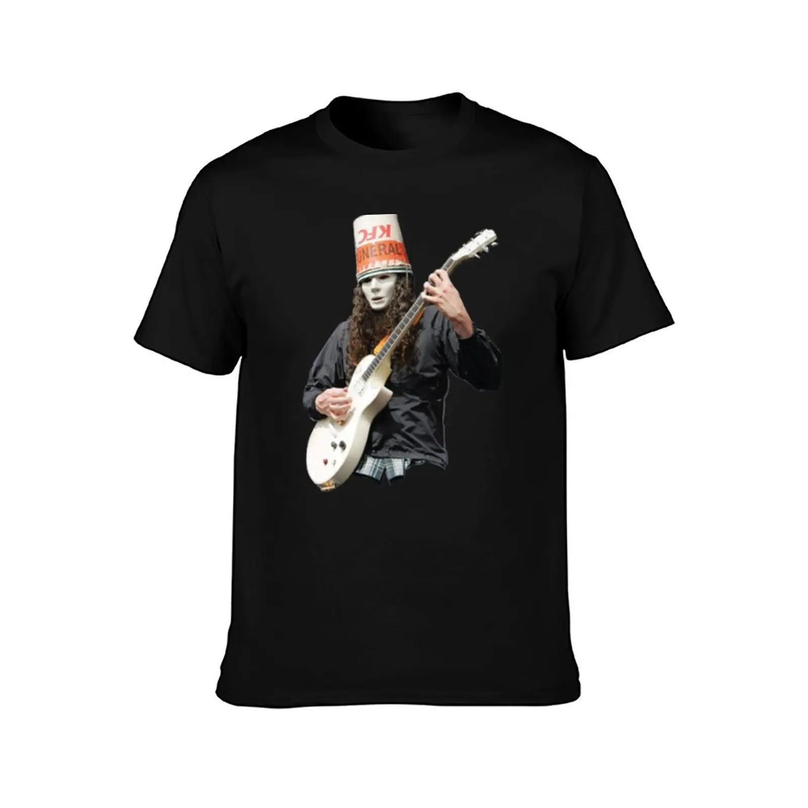 Buckethead T-Shirt Plus Size Solid Color T-Shirt