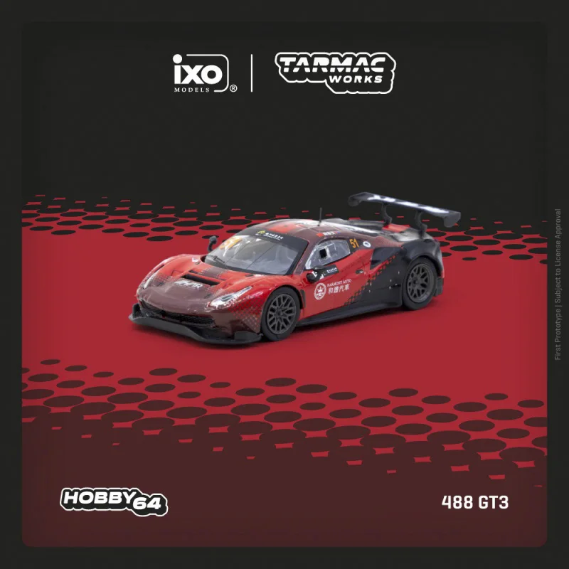 Tarmac Works 1:64 GT3 R Nürburgring / Hiace / 488 / GT3 Nürburgring NO.2 / RS200 Die-Cast Car Model Collection Miniature