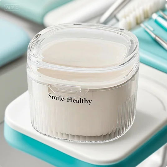 

Portable Belt Case Orthodontic Retainer Braces Storage Box Soaking Invisible Teeth Denture Cleaning Tooth Storage