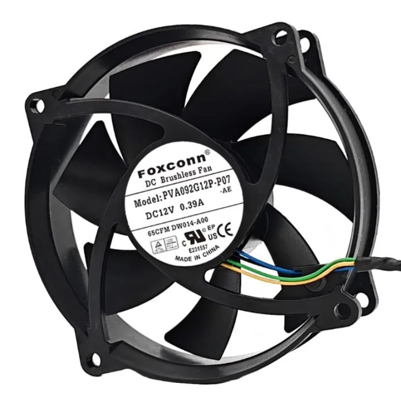 

Новый вентилятор-кулер для Foxconn PVA092G12P-P07 12 В 0,39 А 9225 4-проводной охлаждающий вентилятор для корпуса процессора 9 см 90x90x25 мм