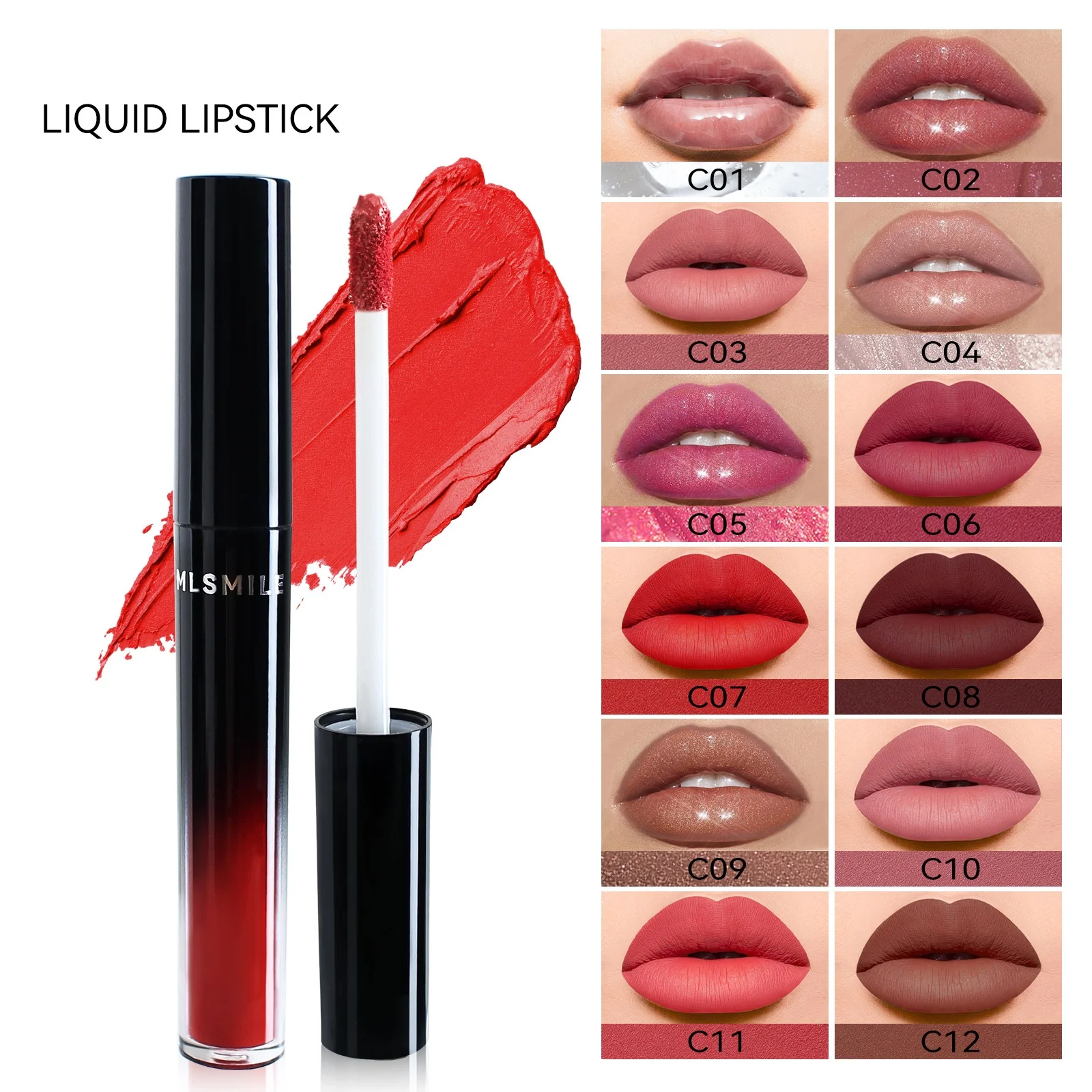 Fall Winter Soft Matte Transfer Proof Liquid Lipstick Long Lasting Fade Proof Hydrating Lip Gloss Velvet Highly Pigmented Berry
