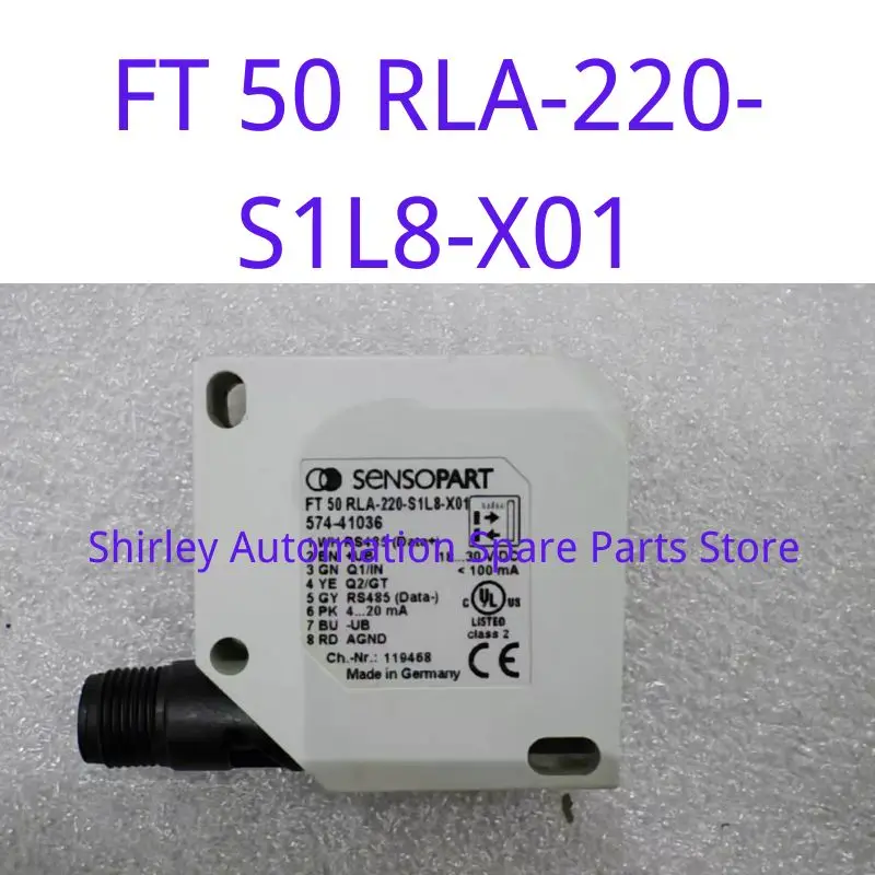 Usado FT 50 RLA-220-S1L8-X01 574-41036 Sensor de desplazamiento láser prueba OK envío rápido