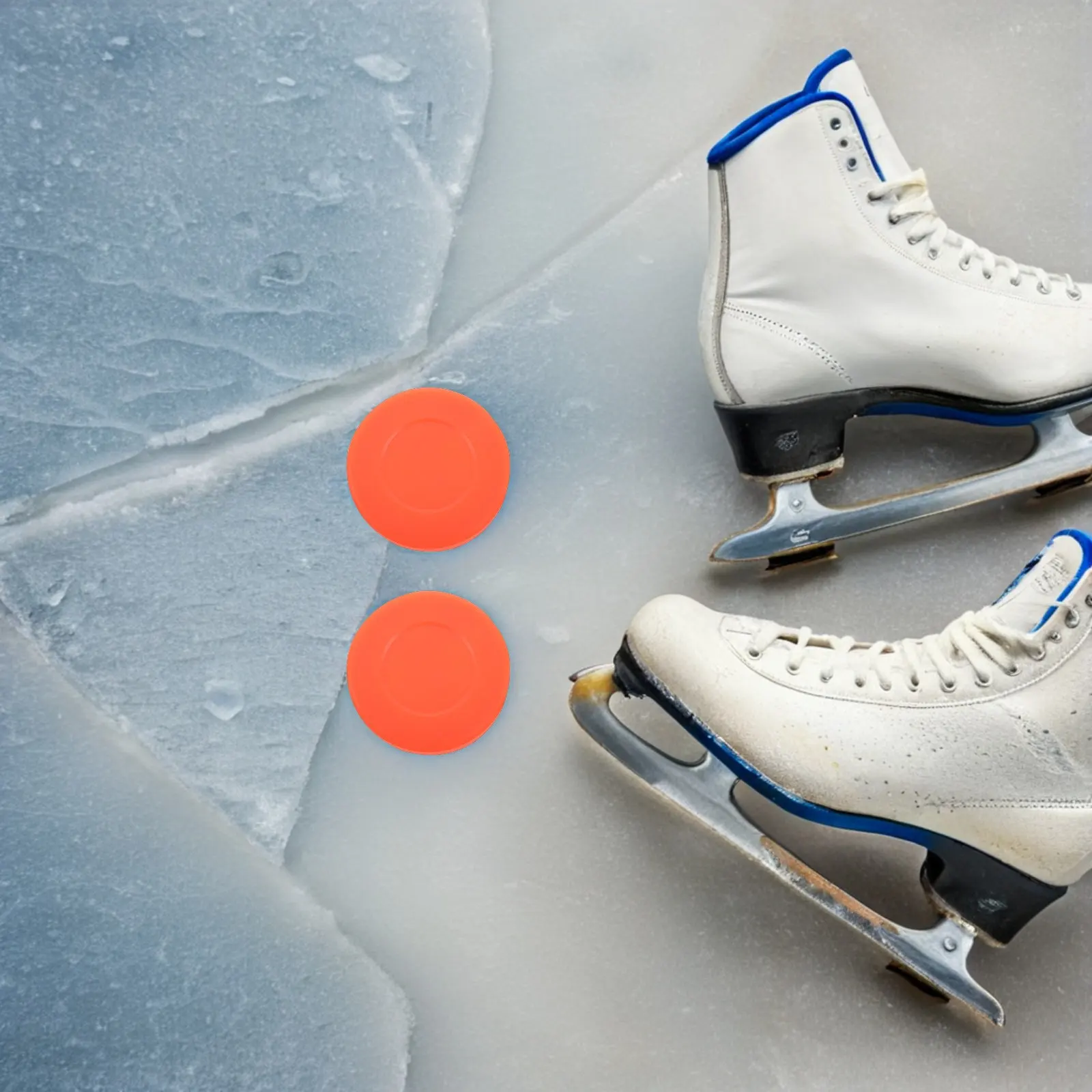 8pcs-matte-ice-hockey-pucks-orange-plastic-replacement-practice-game-indoor-outdoor-training-sports-equipment-for-youth-players