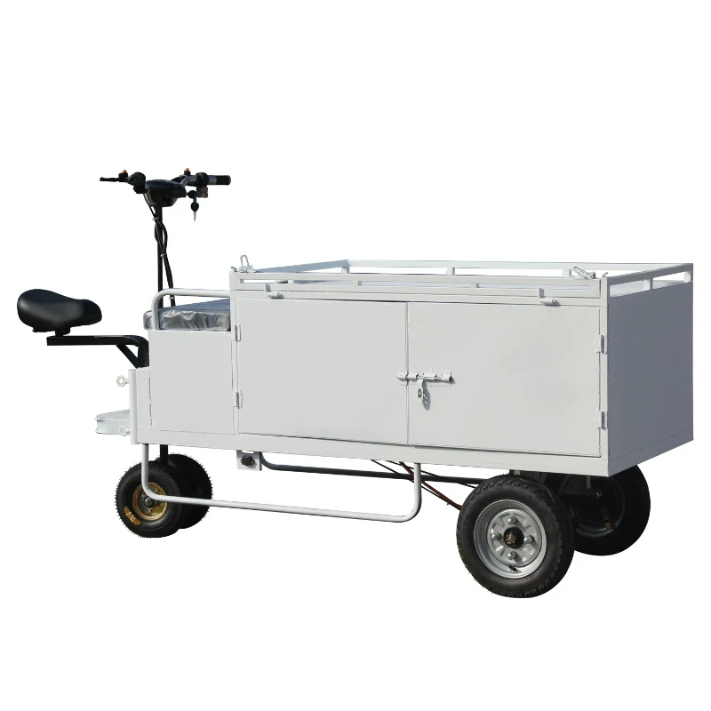 Electric tricycles for street stalls, night market snacks, desserts, ready-to-eat foods with cabinets, multifunctional