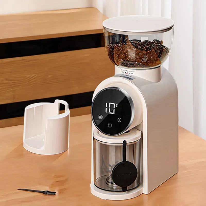 Professional Durable 25 Level Adjustable 420 Stainless Steel Conical Burr Espresso Electric Coffee Mill Bean Grinder