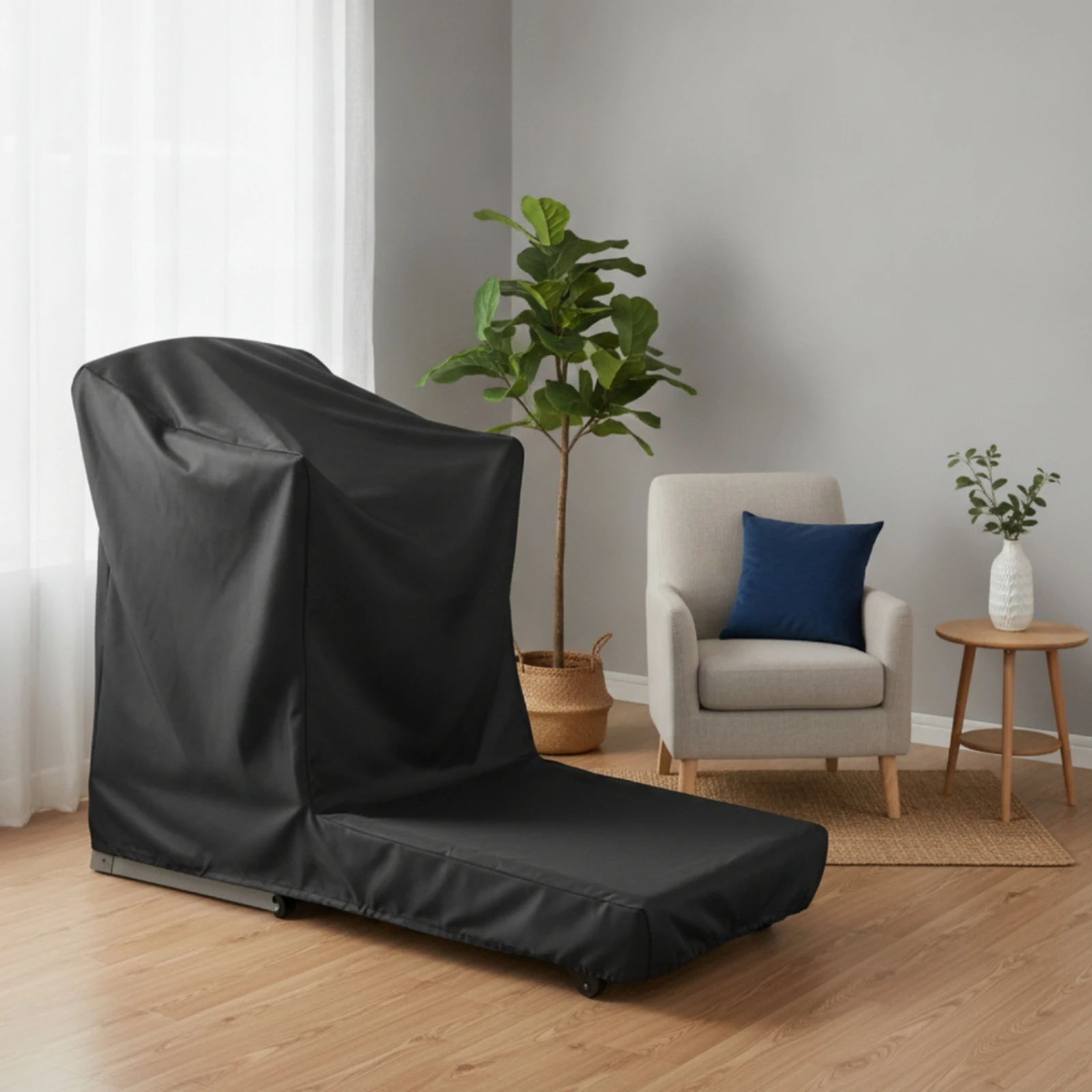 Treadmill Cover Sunproof Running Machine Cover Defensive Weather-Resistant for Home Gym Owners, Indoor Storage
