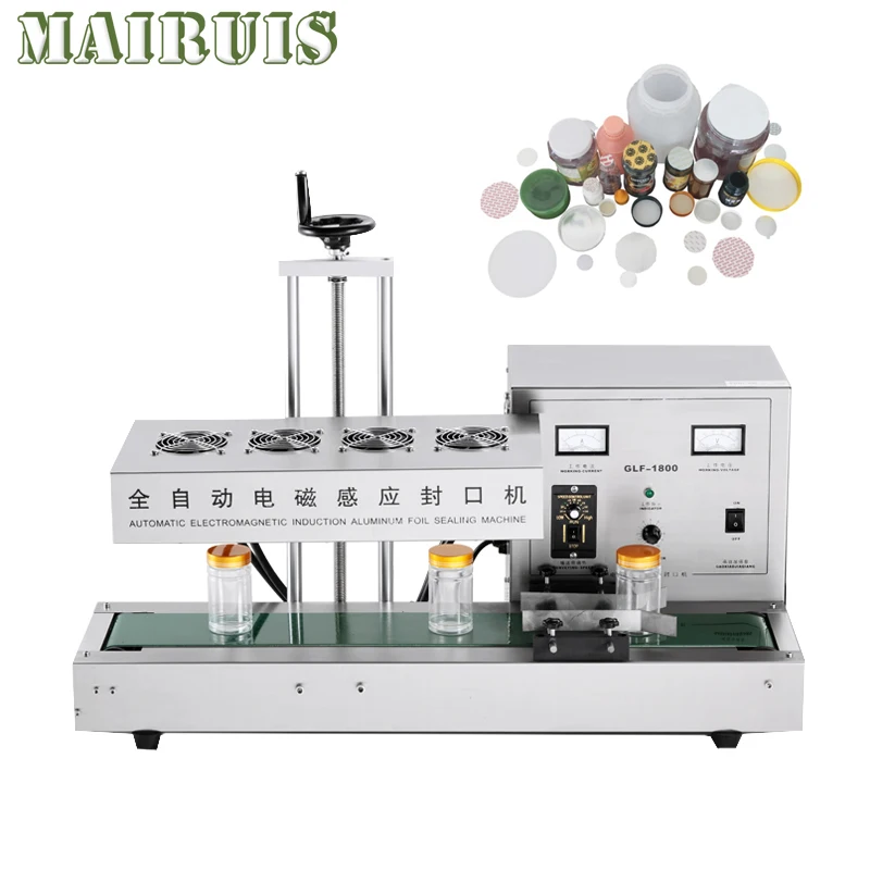 

Automatic Plastic Glass Bottle Aluminum Foil Film Sealer Induction Sealing Machine